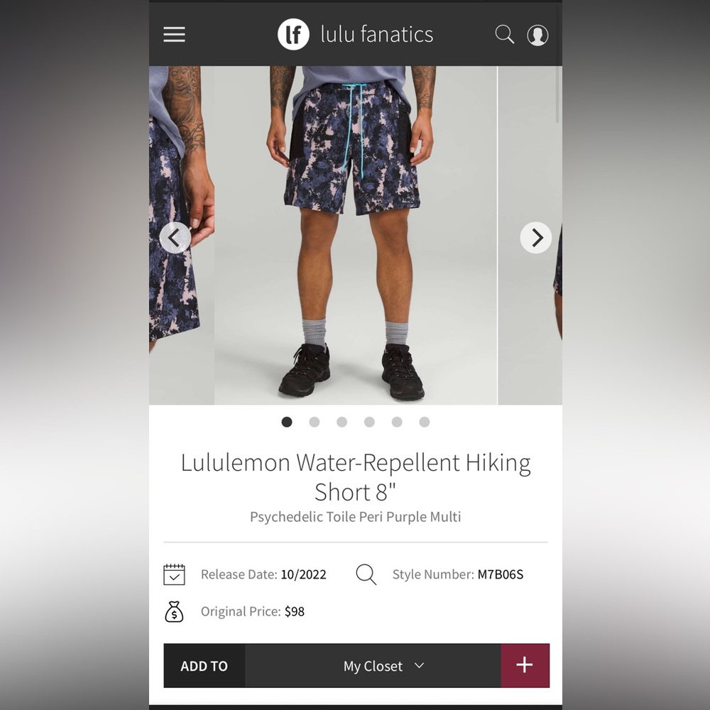 Not For Sale! Lululemon Shorts